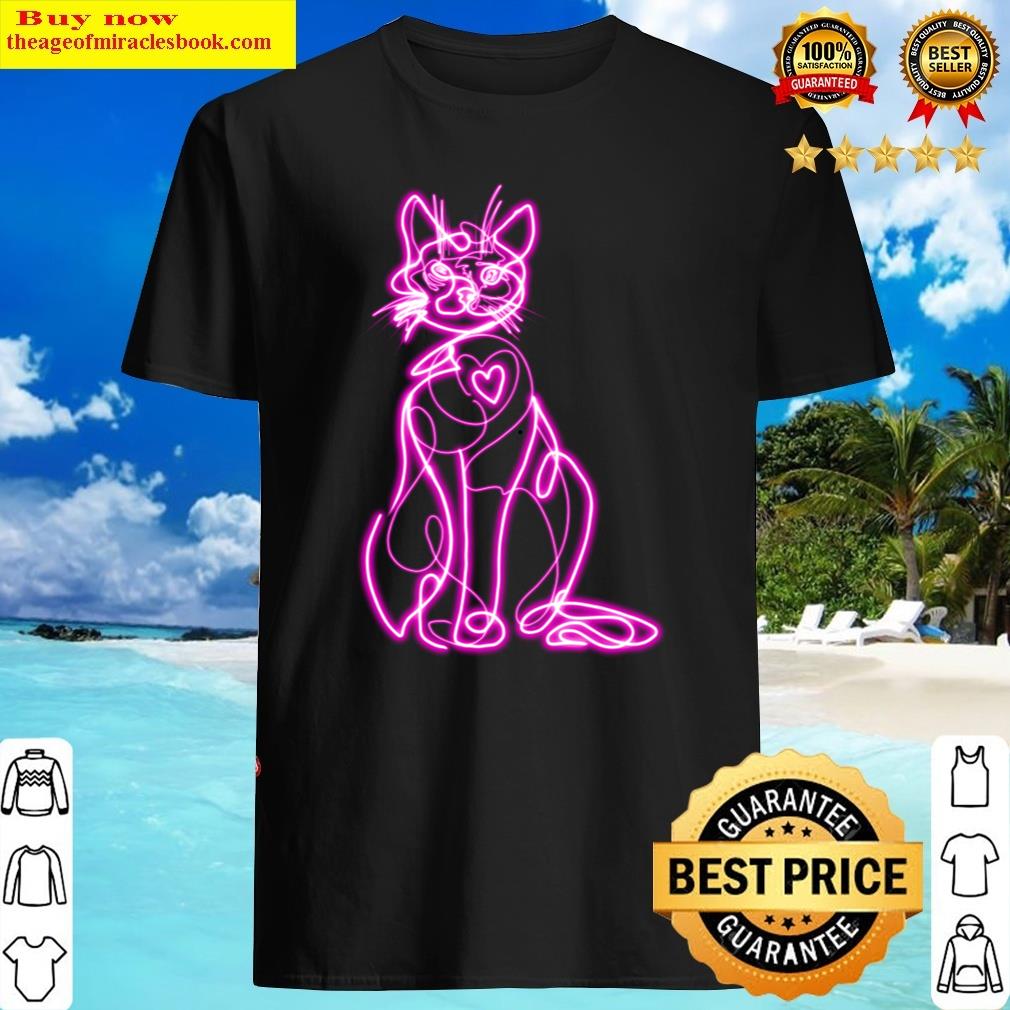 My Cat Is Shining At Night Shirt