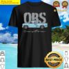 obs custom iced blue shirt