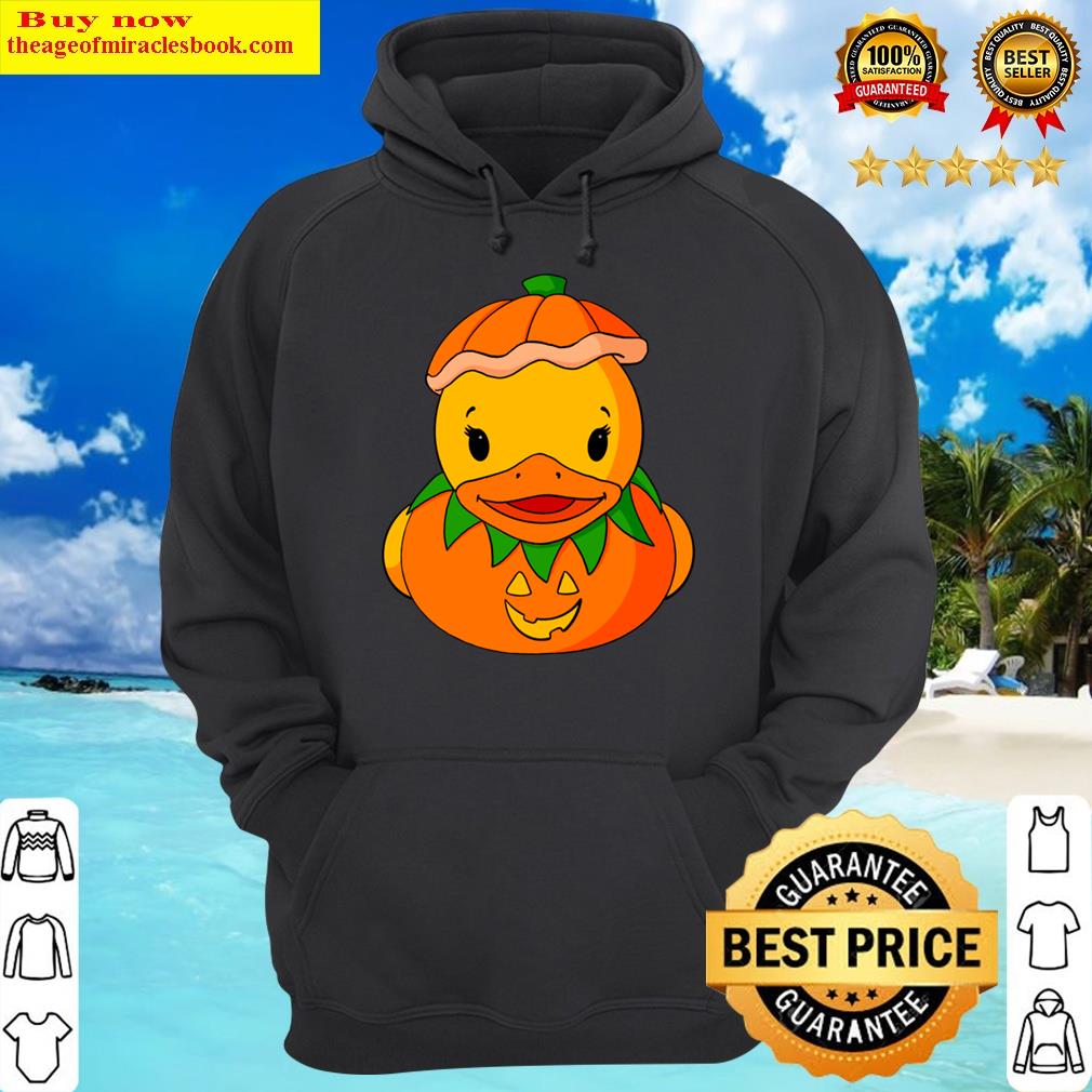 pumpkin costume rubber duck hoodie