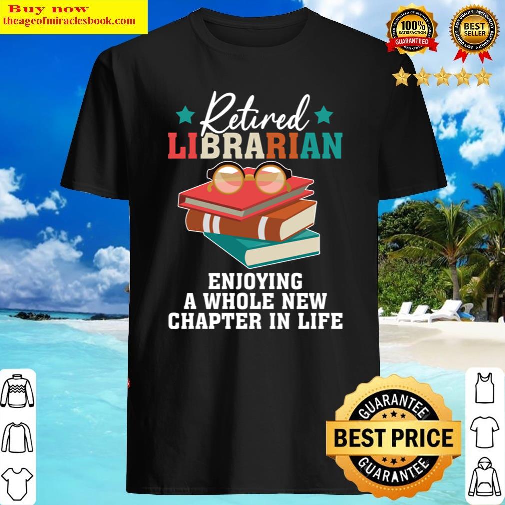 Retired Librarian School College Bookkeeper Reading Shirt
