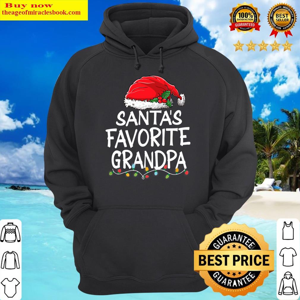 santas favorite grandpa hoodie