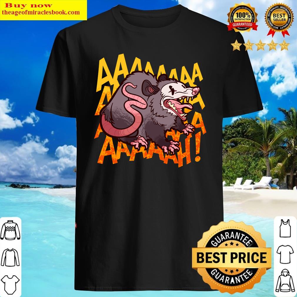 Screaming Possum Or Opossum – Aaah! Shirt Screaming Possum Or Opossum – Aaah! Shirt