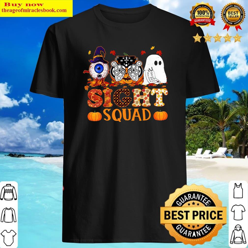 Sight Squad Ghost Boo Halloween Shirt