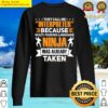 sign language interpreter language ninja asl sweater