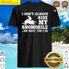 snowmobile gift idea shirt