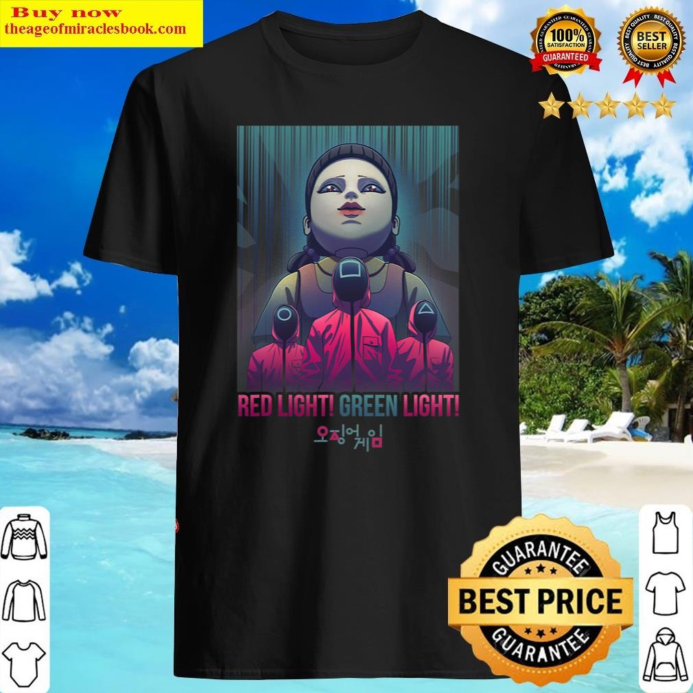 Squid Game Doll Red Light Green Light Masked Guards Shirt
