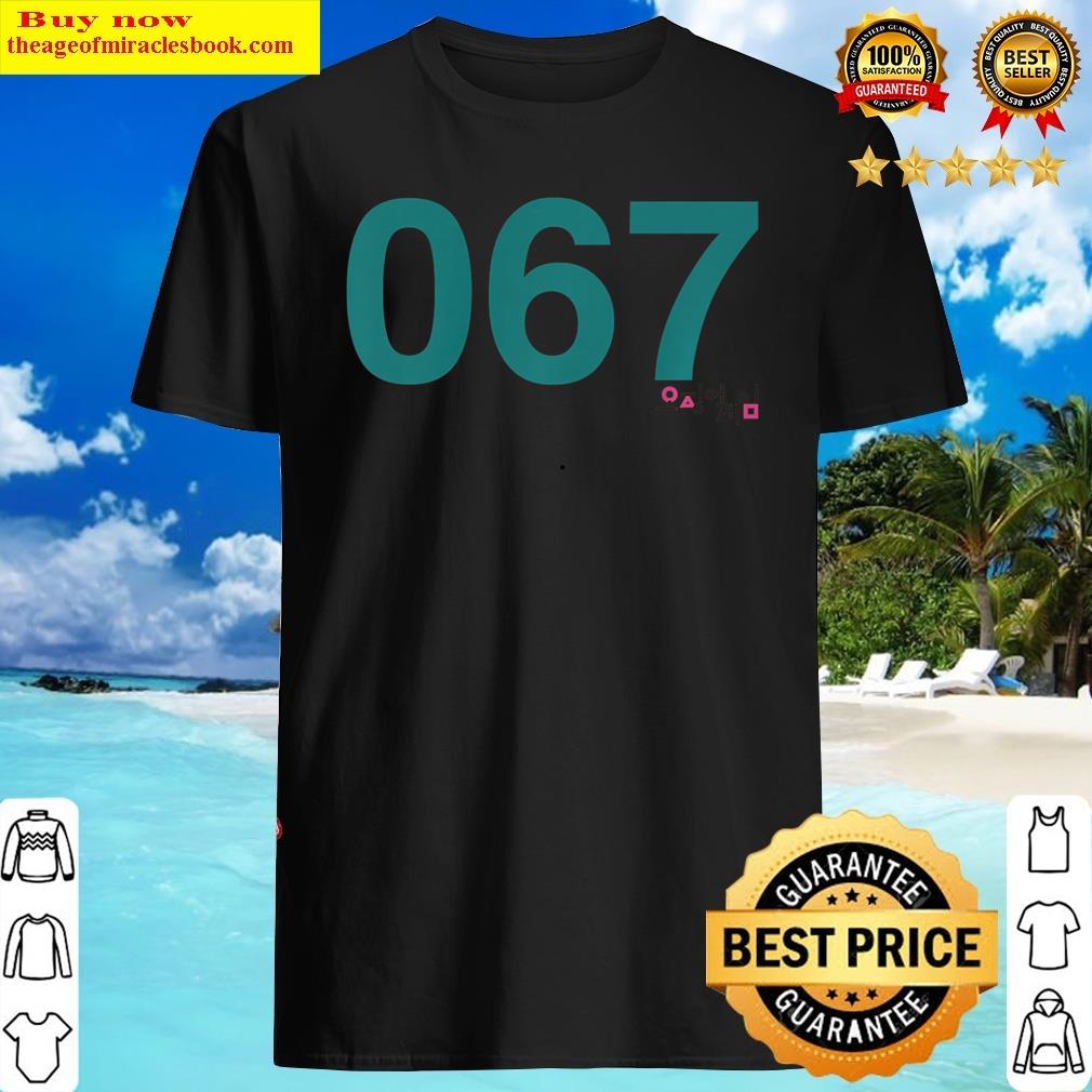 Squid Game Player 67 Costume Premium Shirt Squid Game Player 67 Costume Premium Shirt