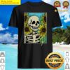 sun flower skeleton shirt