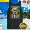 sun flower skeleton tank top
