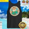 tea drinker humor cat tank top