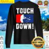 touchdown baseball inspired double play practice game gift premium sweater