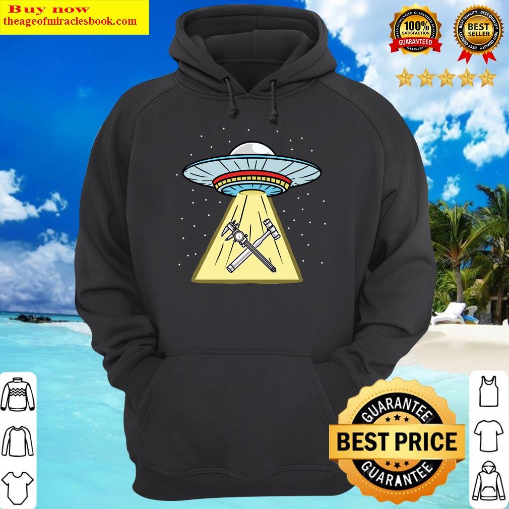 ufo abduction mechanic hoodie