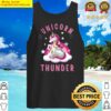 unicorn thunder tank top