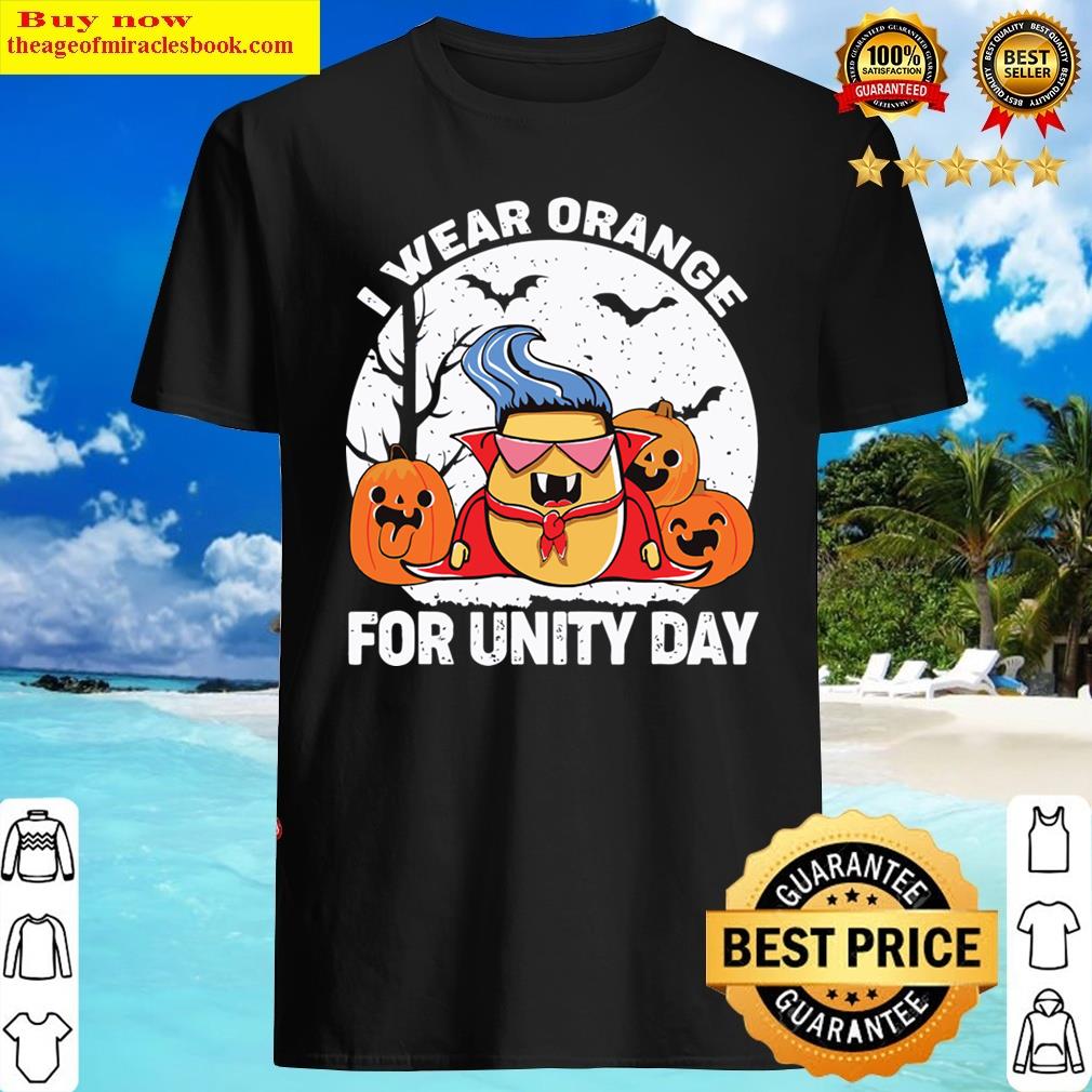 Unity Day Orange Unity Day Funny Pumpkin Vampire Potato Shirt