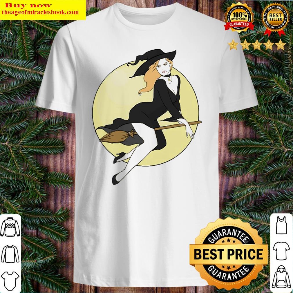 Witch Pinup Halloween Classic Shirt