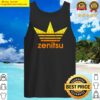zenitsu three stripes tank top