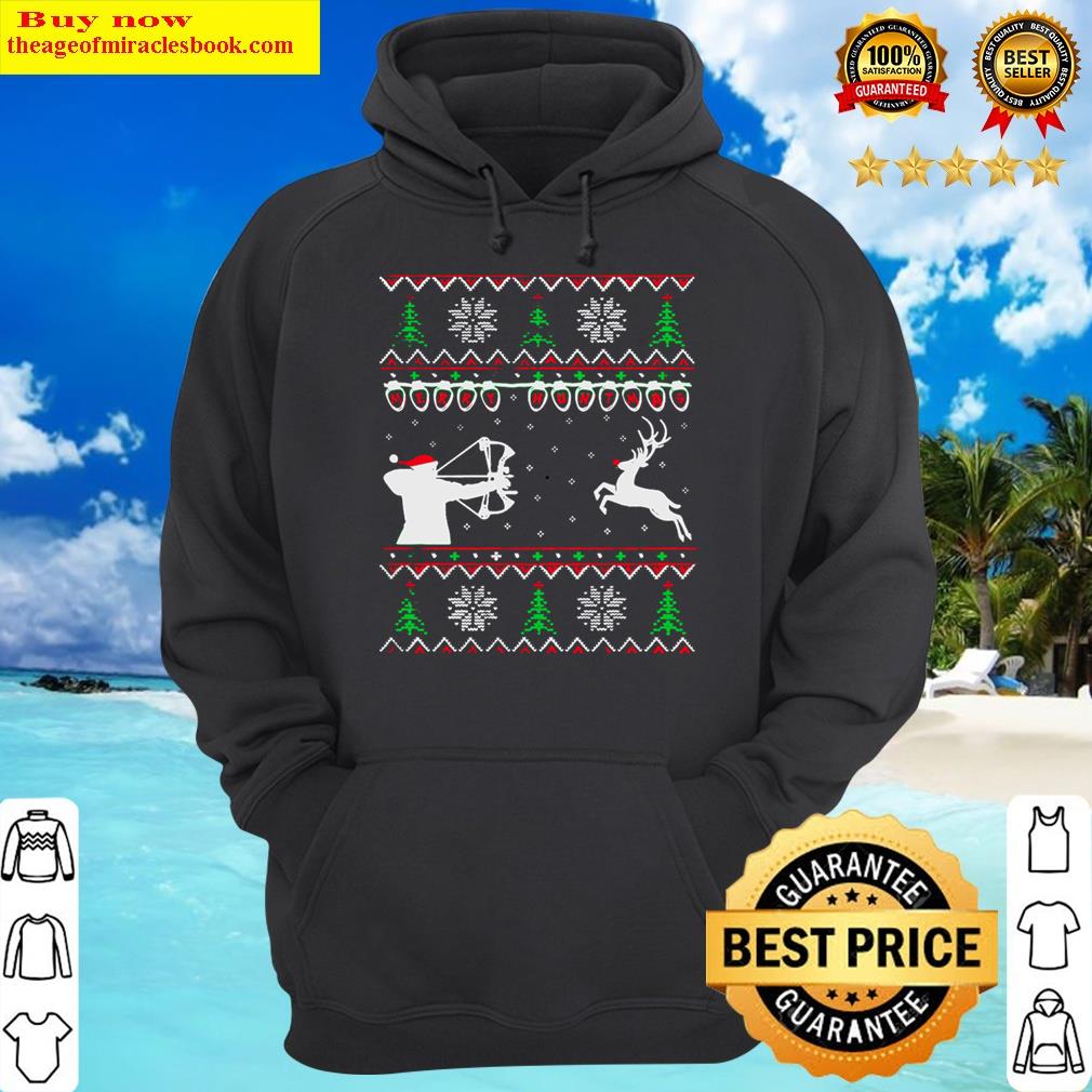 deer hunting christmas hoodie