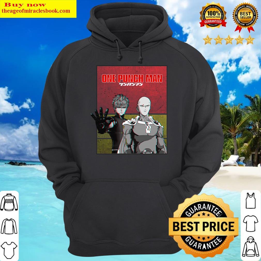 saitama x genos bw hoodie