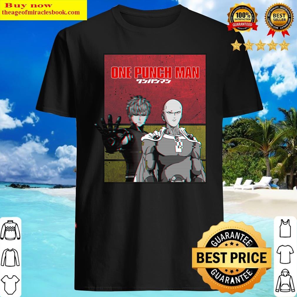 Saitama X Genos Bw Shirt Saitama X Genos Bw Shirt