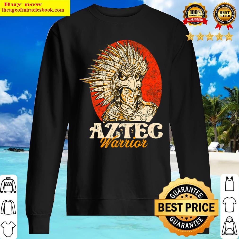 aztec warrior king mexican native art mayans sweater