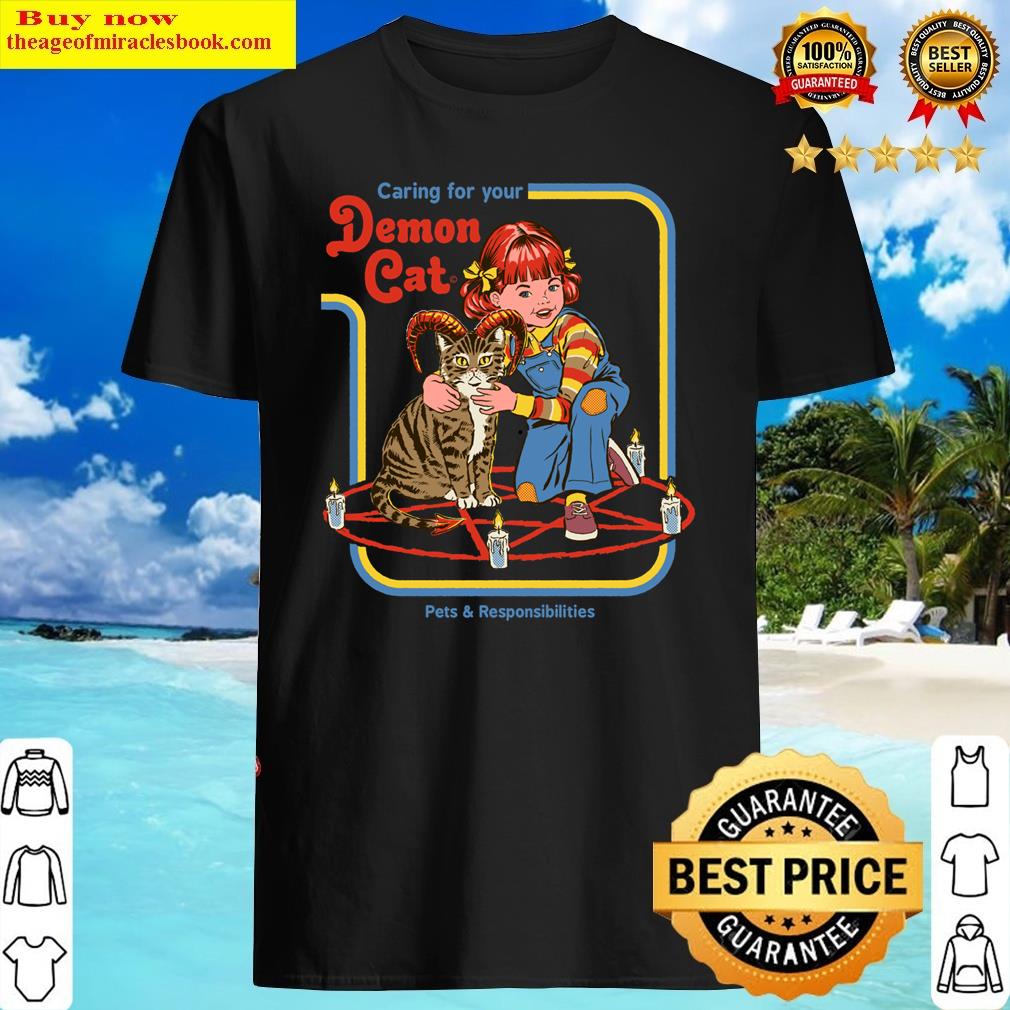 Caring For Your Demon Cat Shirt