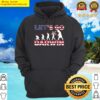 lets go darwin funny sarcastic men devolution t hoodie
