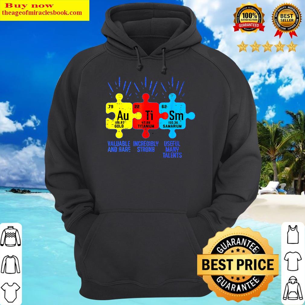 Alternative view of Autism Elements Peri Odic Ta Ble Awareness A Sd Men Shirt