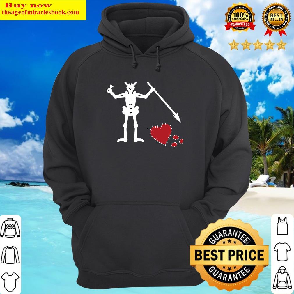 Alternative view of Broken Hearted Blackbeard's Flag Scoop Shirt
