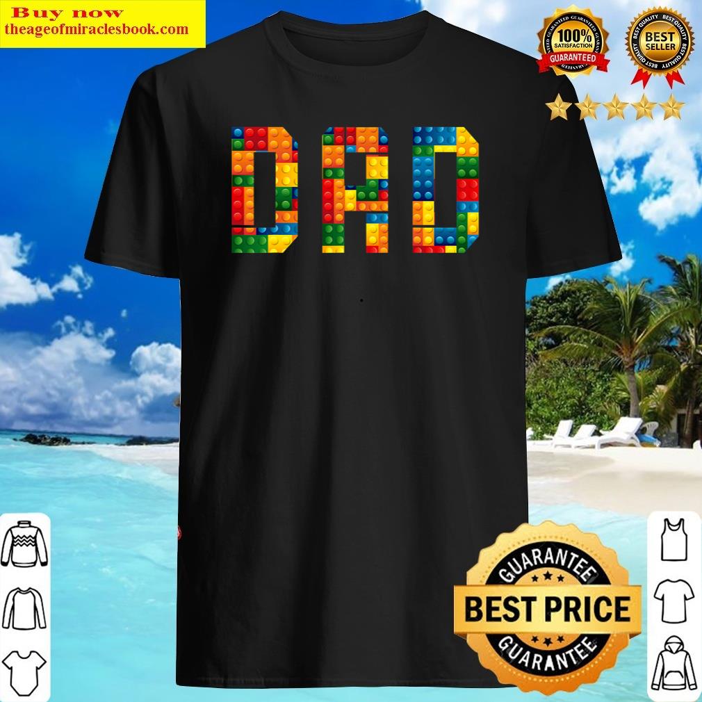 Dad Brick Builder Funny Blockmaster Builder Shirt Dad Brick Builder Funny Blockmaster Builder Shirt