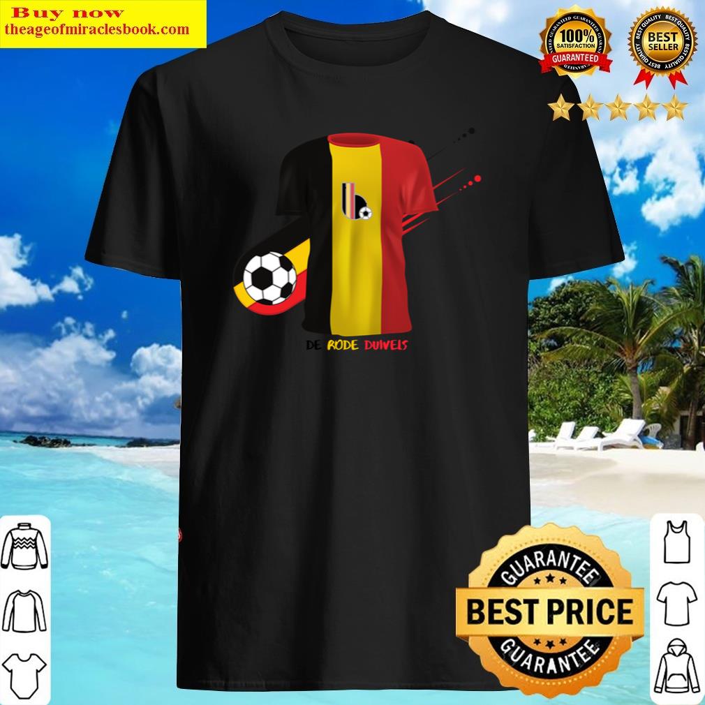 De Rode Duivels – The Red Devils – Belgium Decal Scoop Shirt De Rode Duivels – The Red Devils – Belgium Decal Scoop Shirt