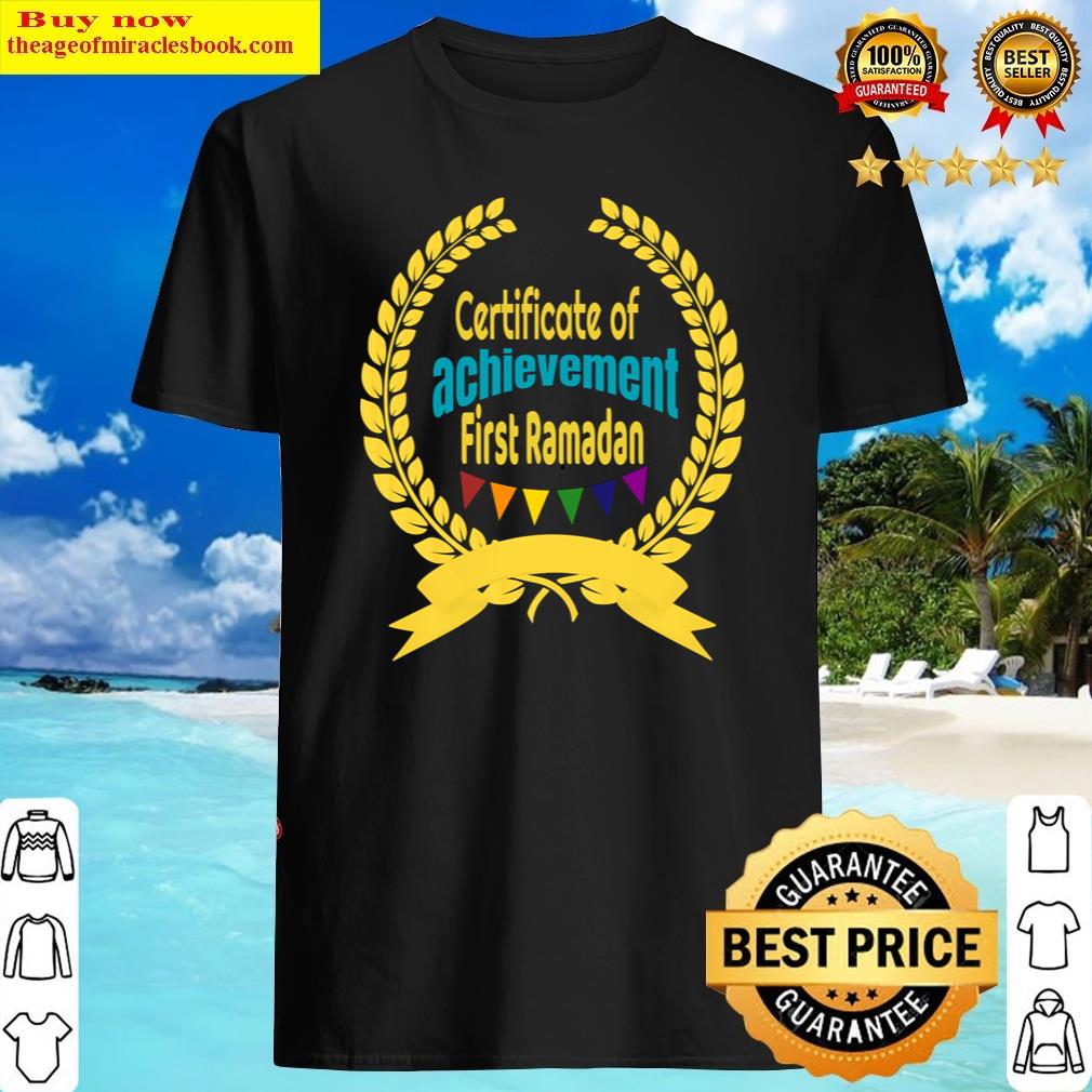 First Ramadan Muslim Design Shirt