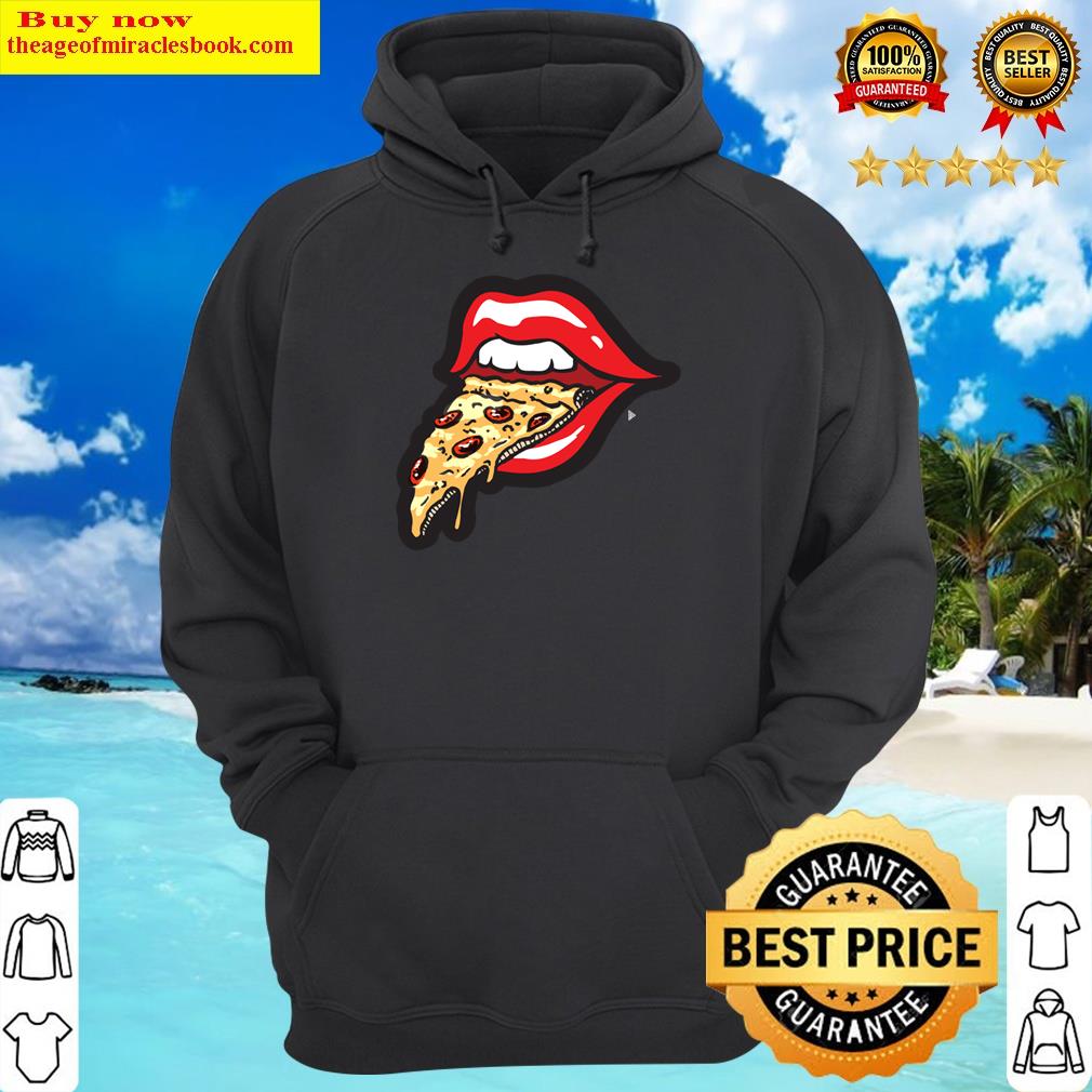 Alternative view of Pizza Tongue Shirt