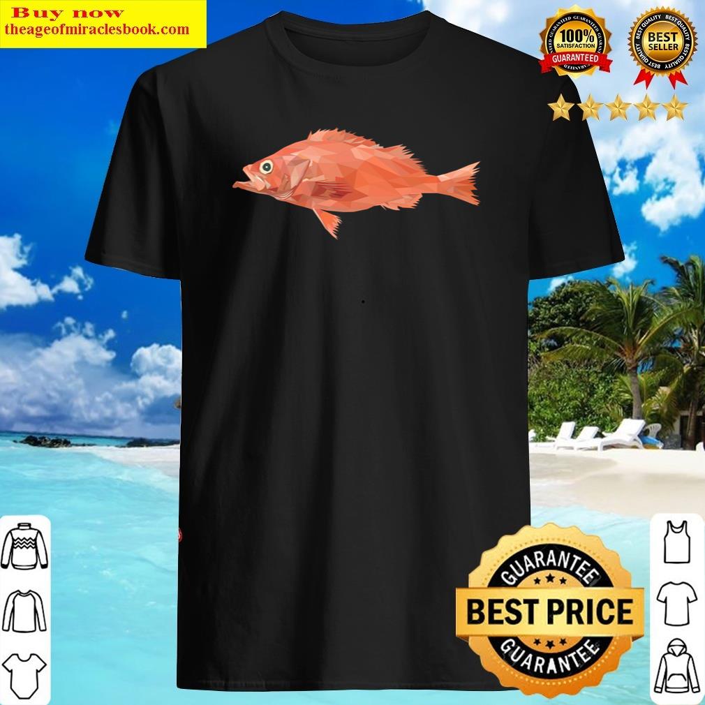Rock Fish Low Poly Art Shirt Rock Fish Low Poly Art Shirt
