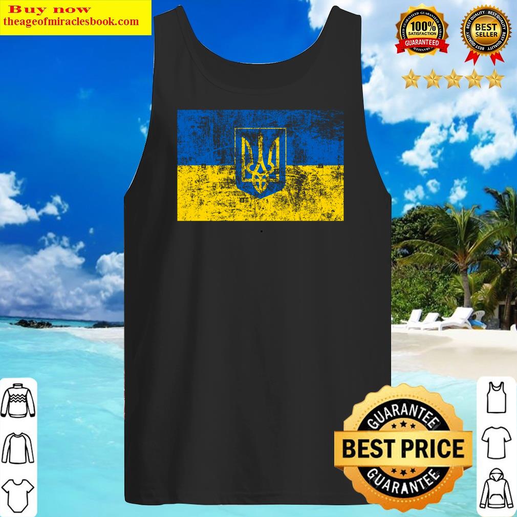 Alternative view of Ukraine Flag Vintage Shirt