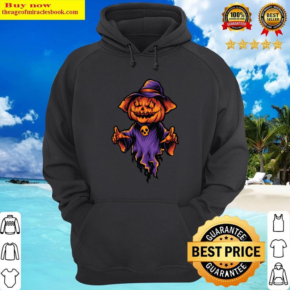 Black Scary Helloween Pumpkins Zombie Pullover Shirt