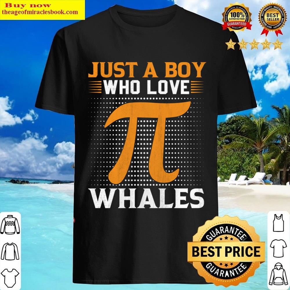 Just A Bou Whales Pi Shirt Just A Bou Whales Pi Shirt