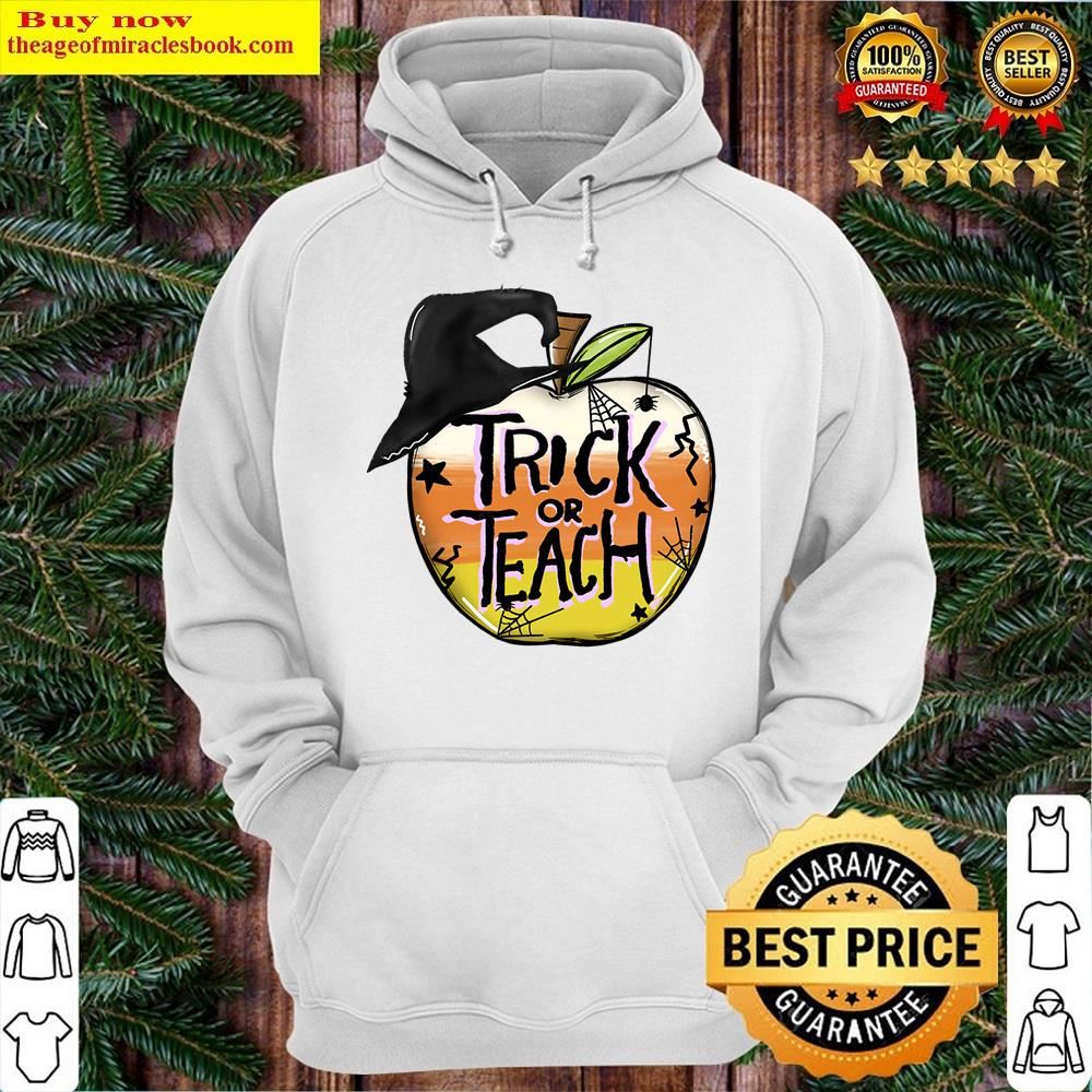 Alternative view of White Trick Or Teach Shirt