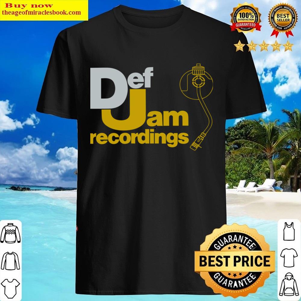 Dj Recordings Rap Print Shirt Shirt