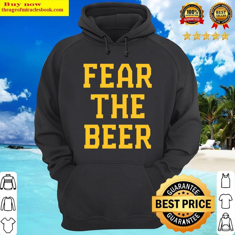 Alternative view of Fear The Beer Navy Shirt