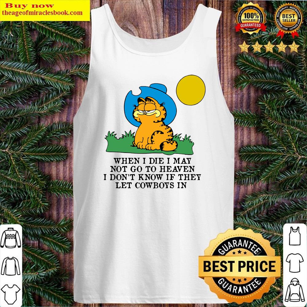 Garfield Cowboy Shirt Tank Top