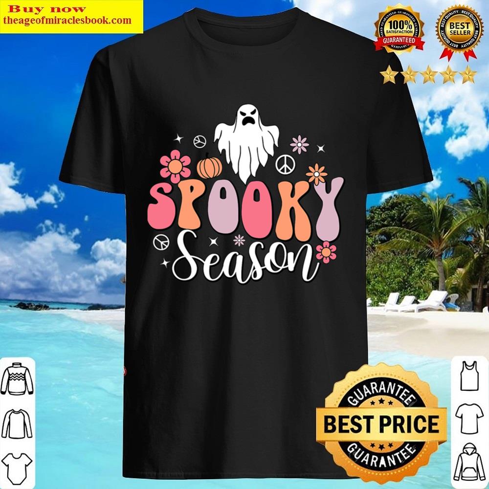 Groovy Ghost Spooky Season Shirt Groovy Ghost Spooky Season Shirt