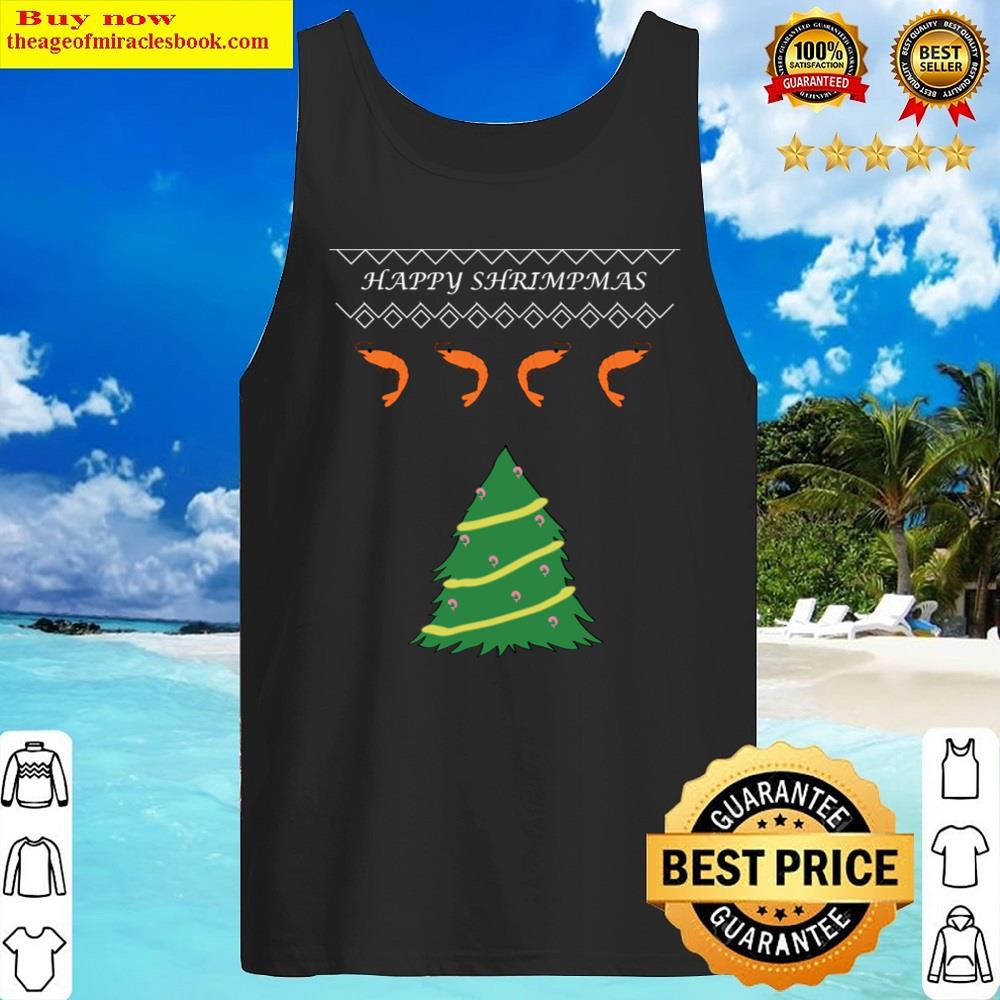 Happy Shrimpmas Shirt Tank Top
