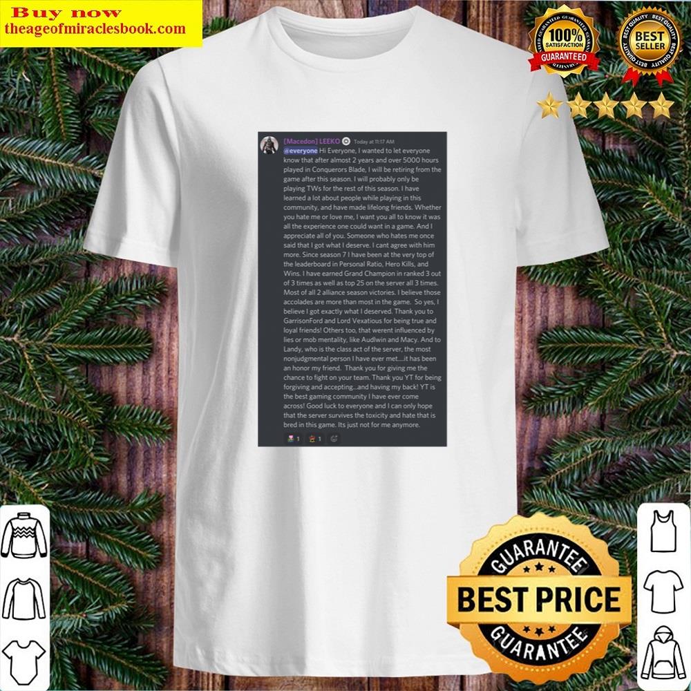 Rip @leeko Shirt
