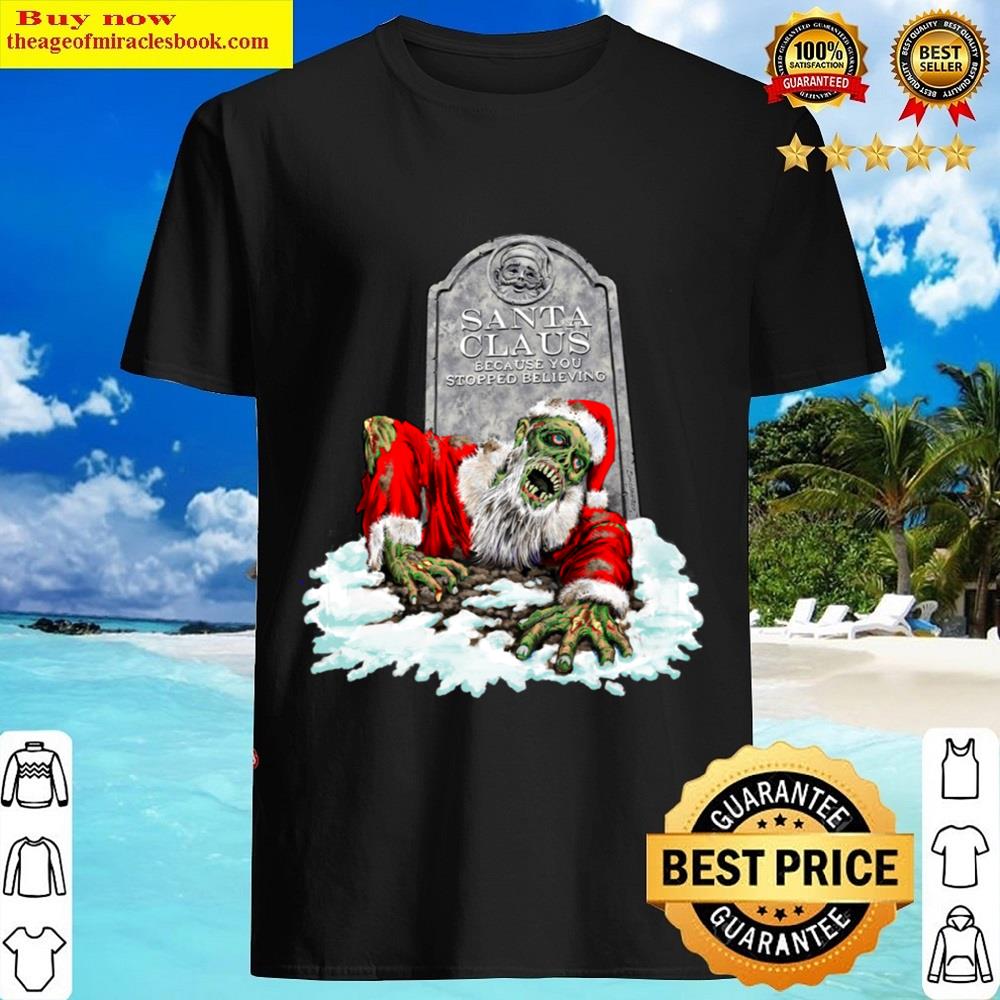 Zombie Christmas Horror Shirt Shirt