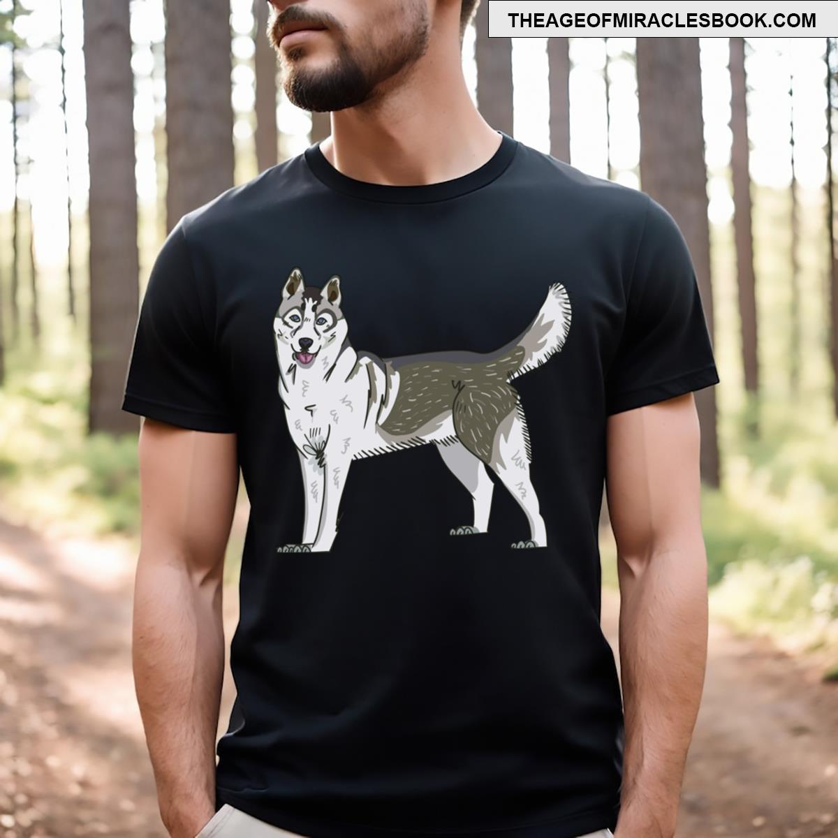 Cute Husky T-shirt