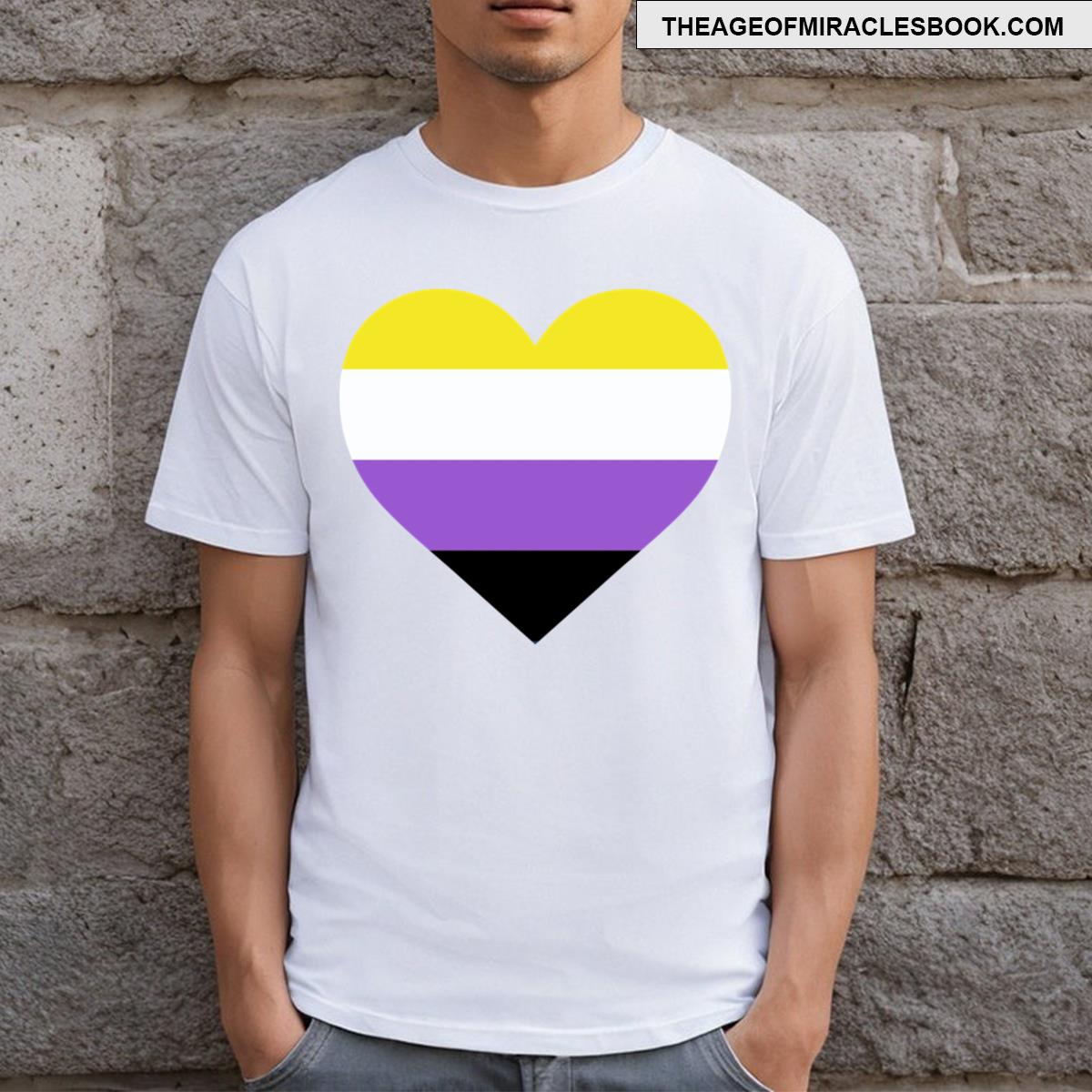 Non Binary Heart T-shirt